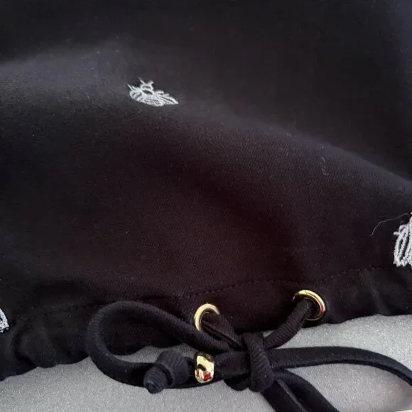 St. John Sport by Marie Gray Black Bee Embroidered Jacket - FREE SHIPPING! - Picture 5 of 7